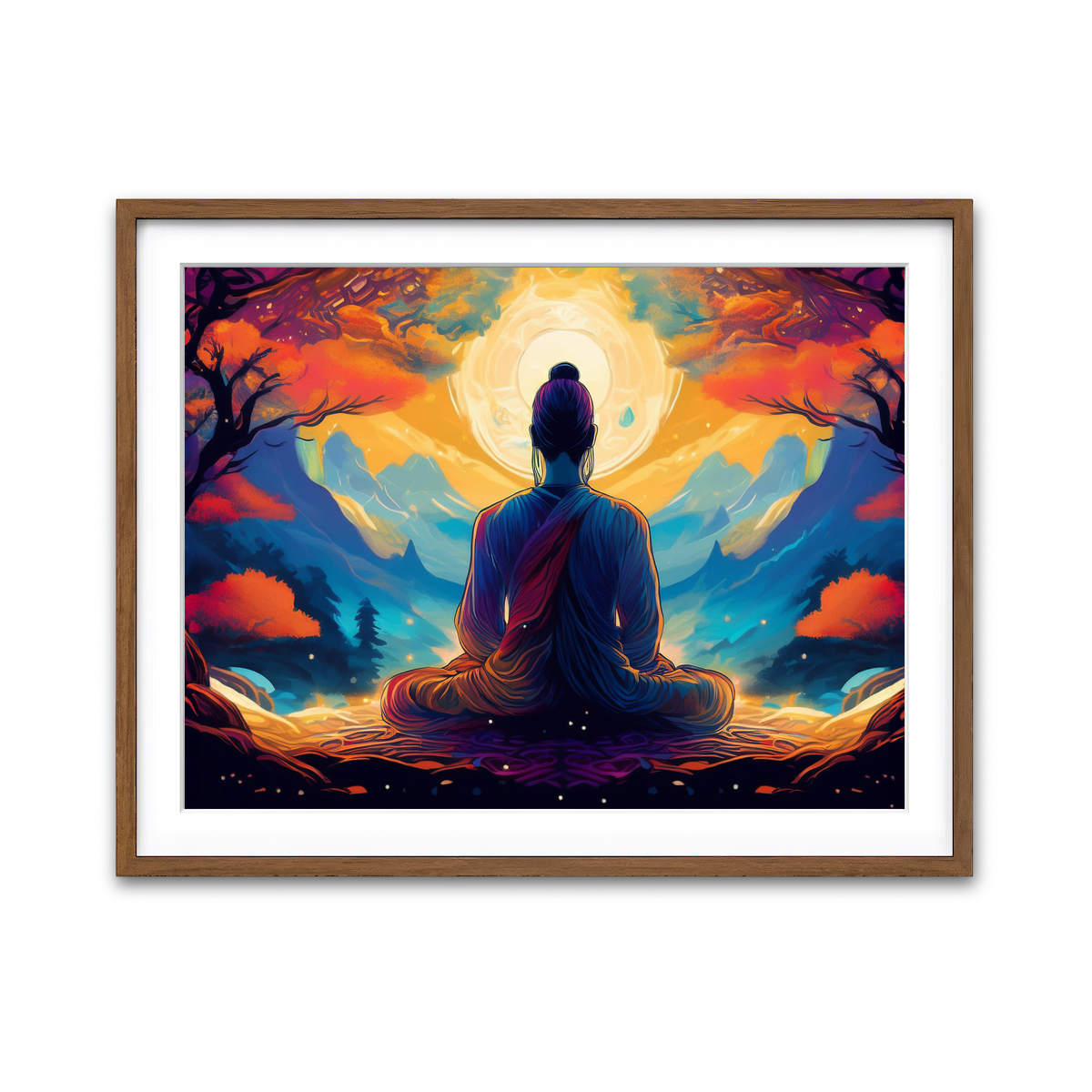 Framed Print 4x3 Walnut