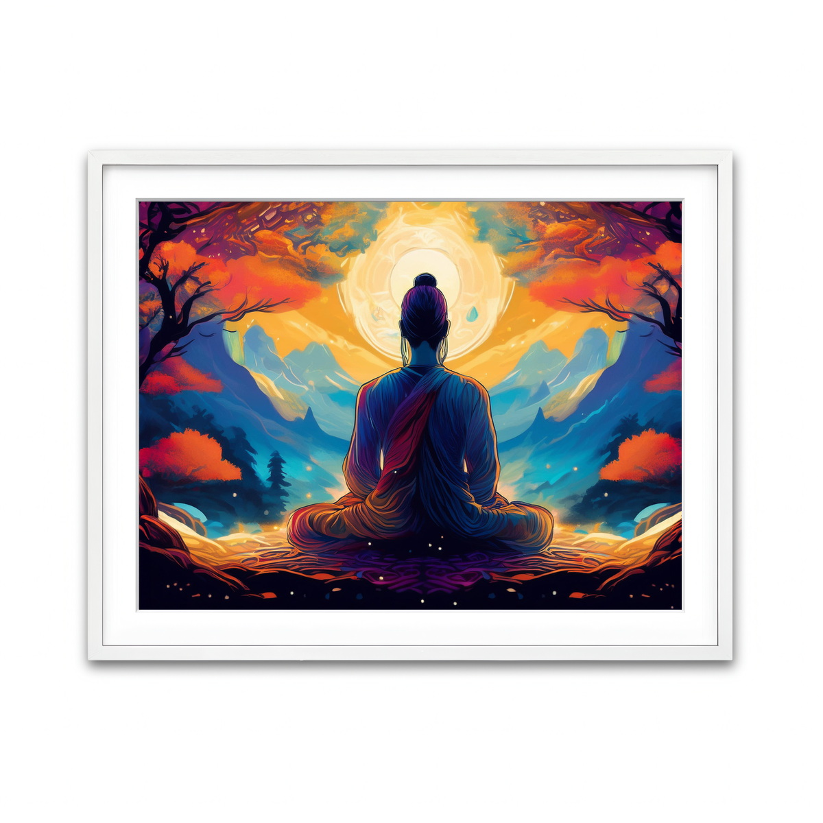 Framed Print 4x3 White