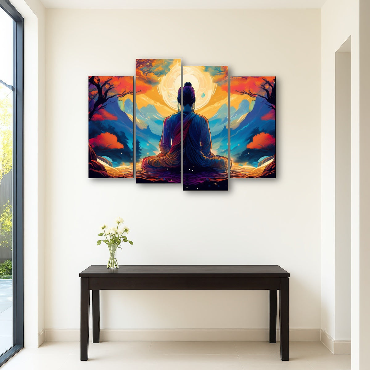 AUTO-MOCKUP ROOM | Meditation Painting