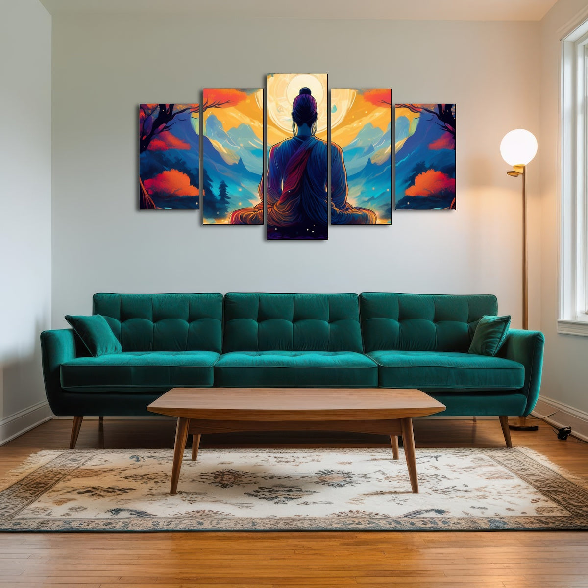 AUTO-MOCKUP ROOM | Meditation Painting