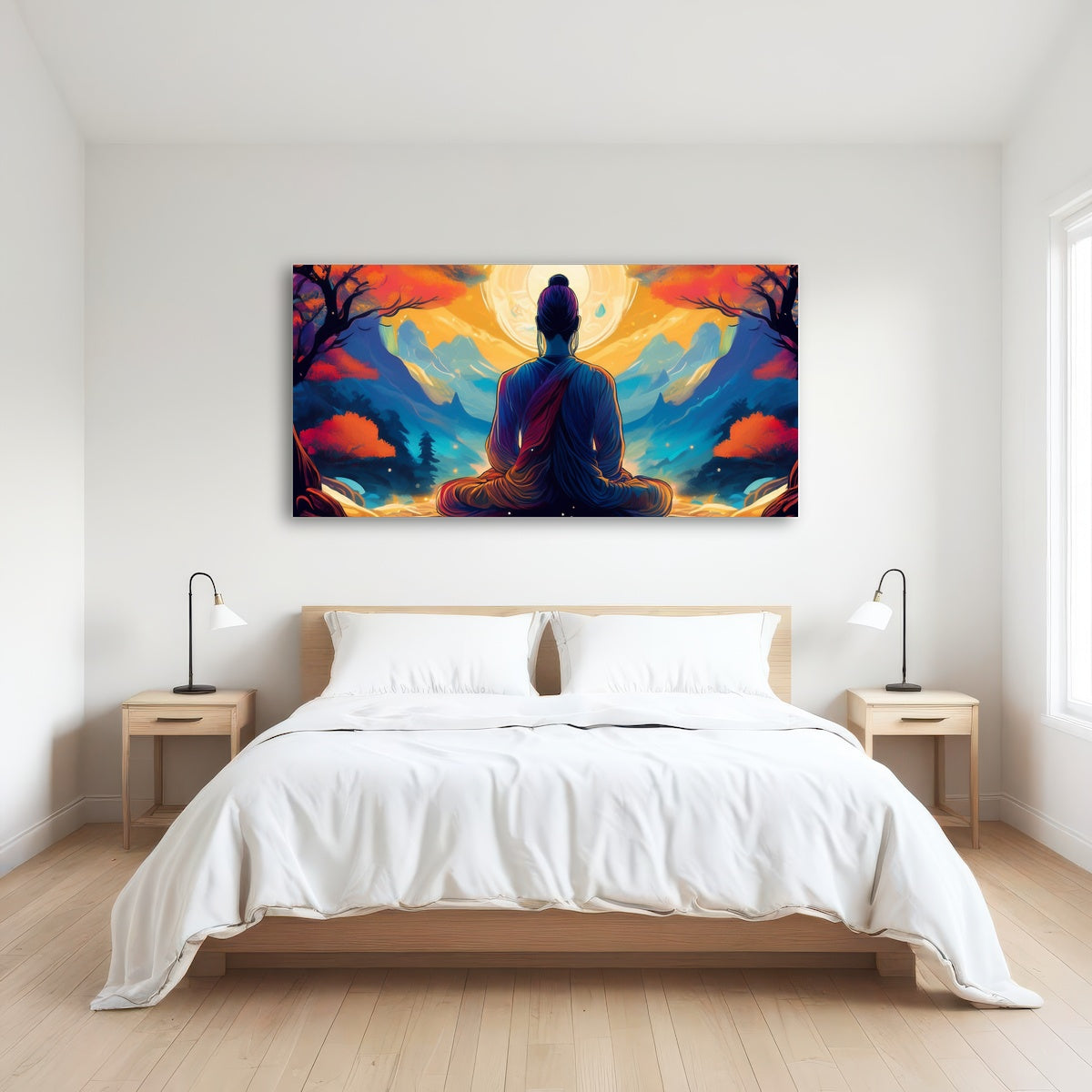 AUTO-MOCKUP ROOM | Meditation Painting