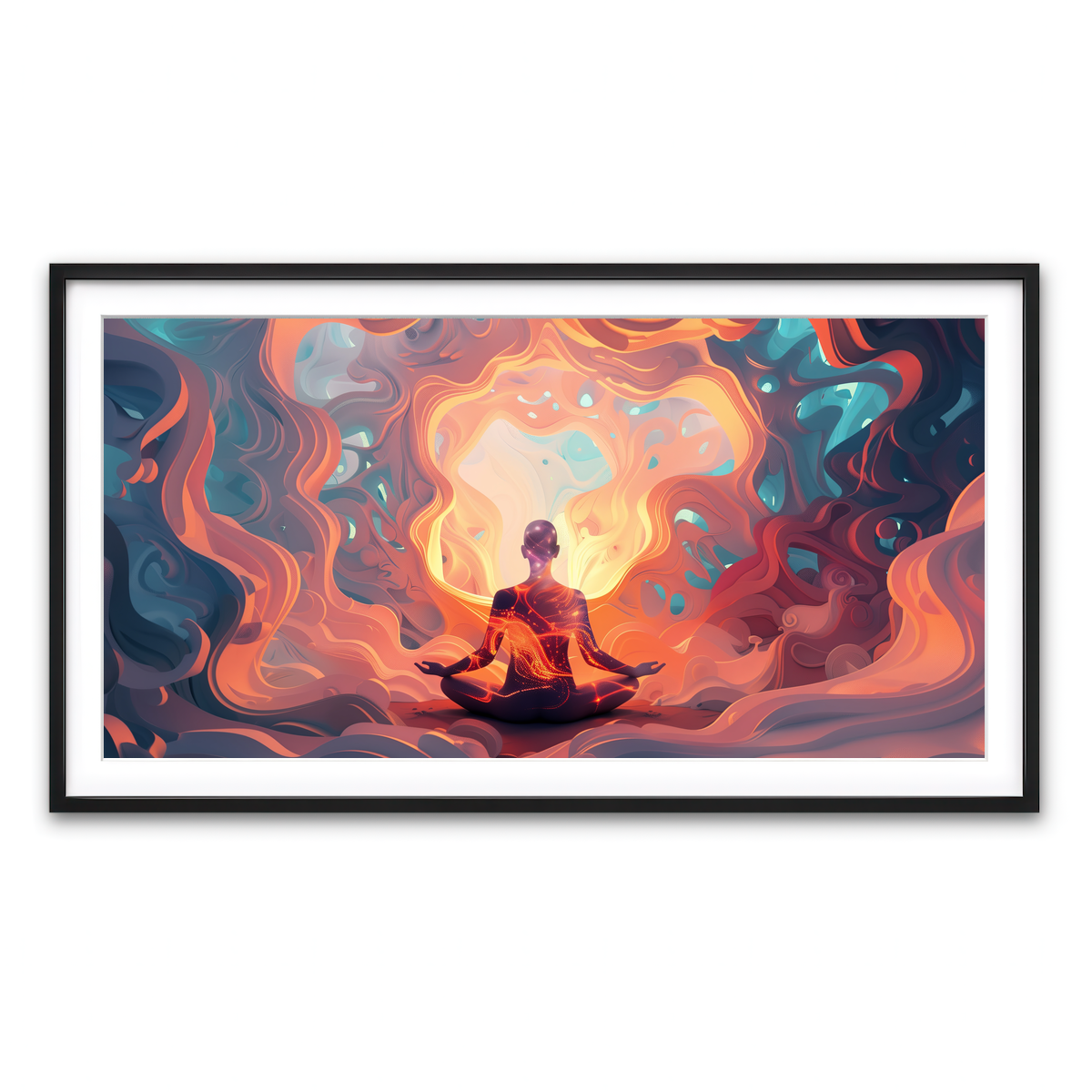 Framed Print 2x1 Black