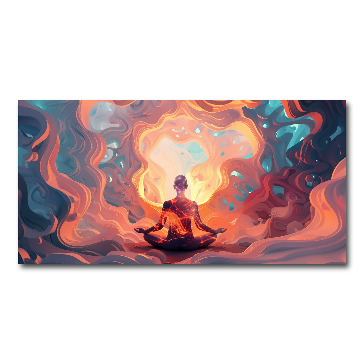 AUTO-MOCKUP WHITE | Meditation | 1 Piece | Gallery Wrap Canvas | group=2x1