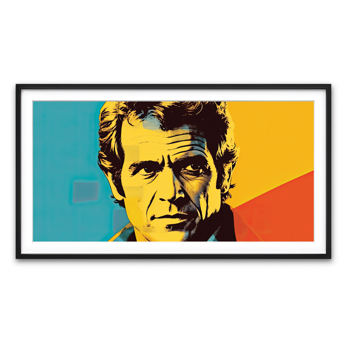 Framed Print 2x1 Black