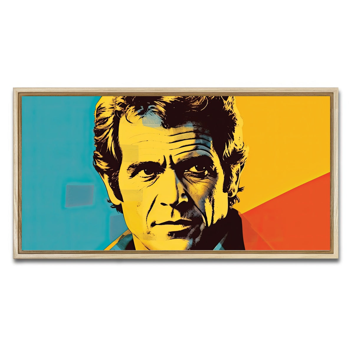 AUTO-MOCKUP WHITE | Mel Gibson III | 1 Piece | Natural Framed Canvas | group=2x1