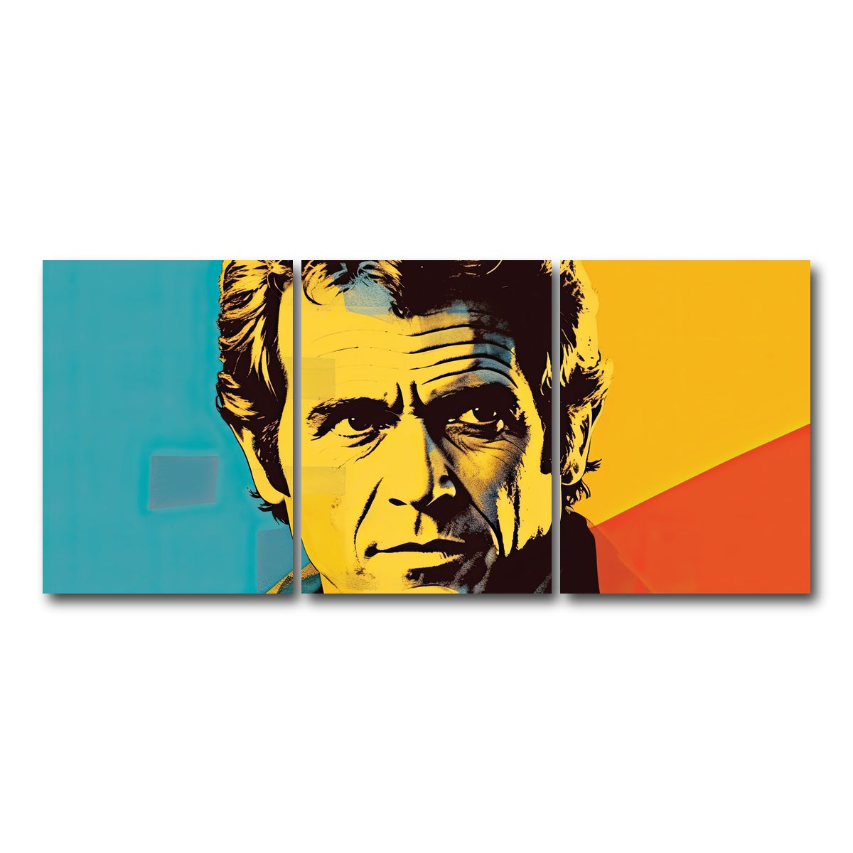 AUTO-MOCKUP WHITE | Mel Gibson III | 3 Piece | Gallery Wrap Canvas | group=18x24