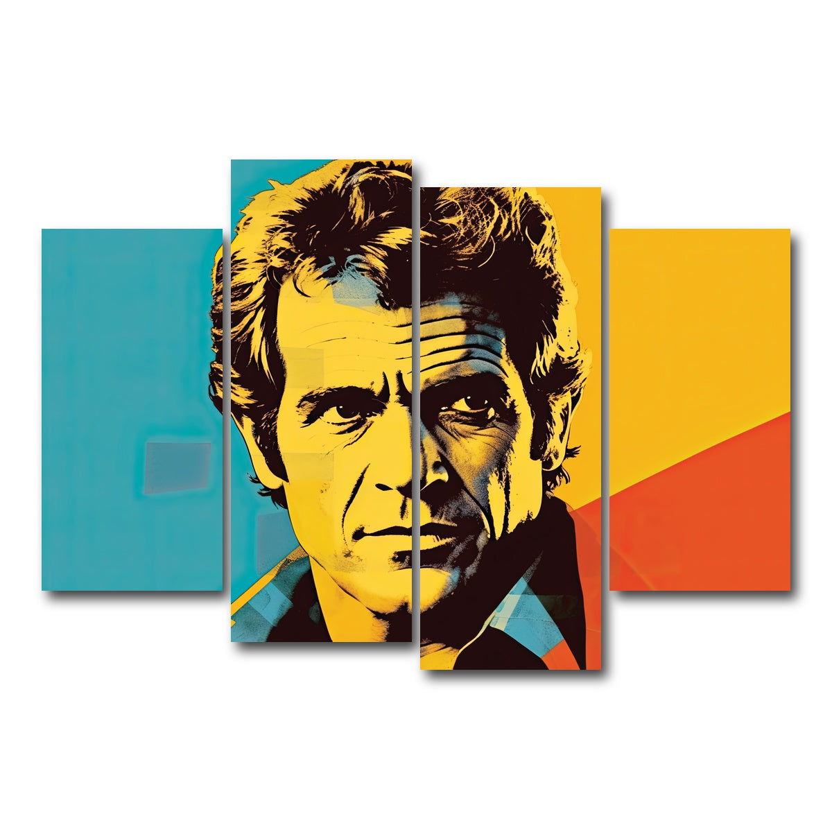 AUTO-MOCKUP WHITE | Mel Gibson III | 4 Piece | Gallery Wrap Canvas | group=4_short