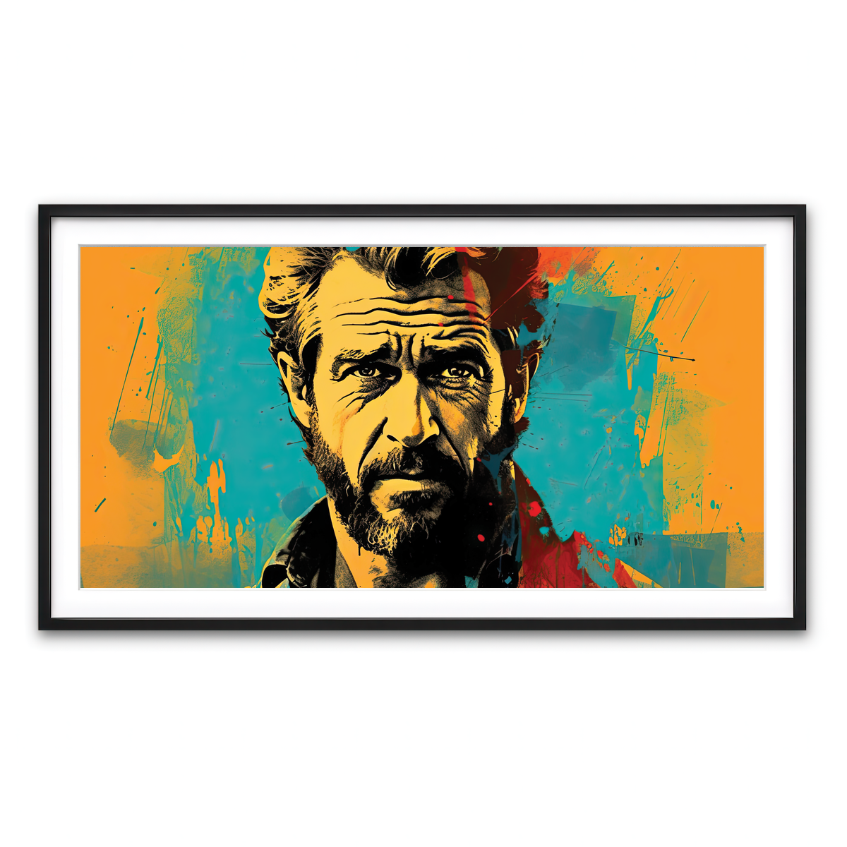 Framed Print 2x1 Black