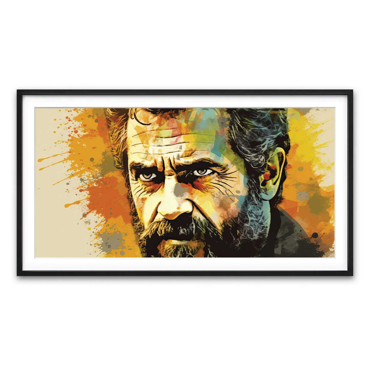 Framed Print 2x1 Black