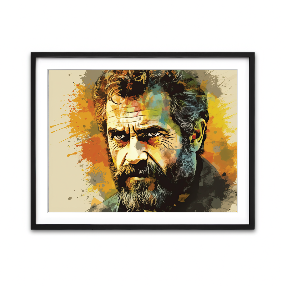 Framed Print 4x3 Black