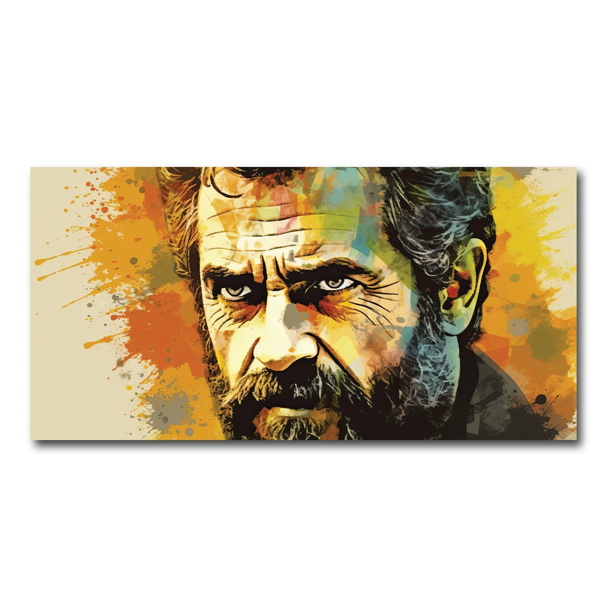AUTO-MOCKUP WHITE | Mel Gibson I | 1 Piece | Gallery Wrap Canvas | group=2x1