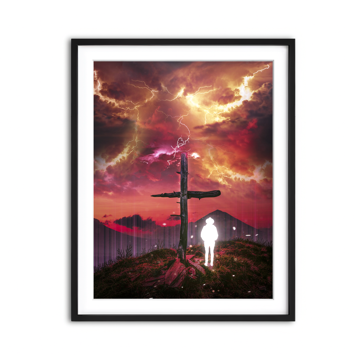 Framed Print 3x4 Black