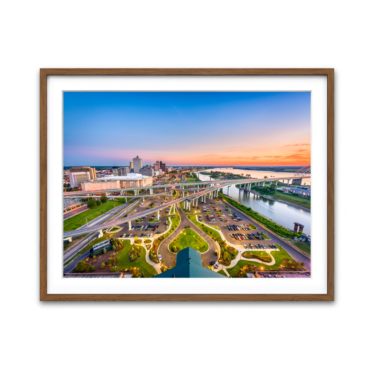 Framed Print 4x3 Walnut