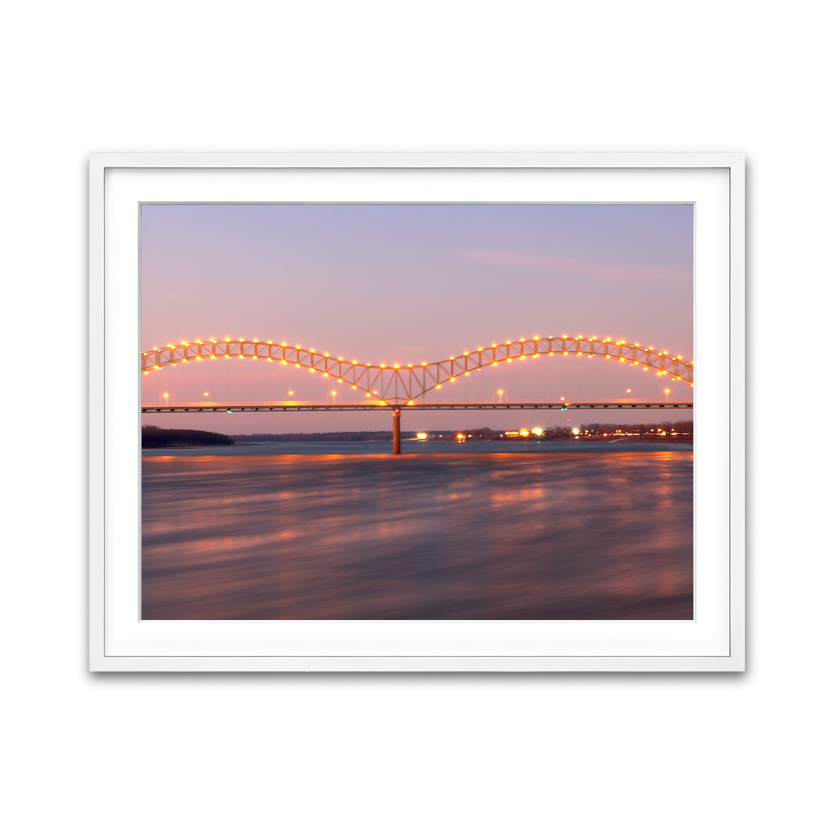 Framed Print 4x3 White