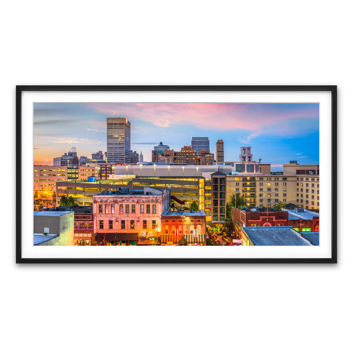 Framed Print 2x1 Black