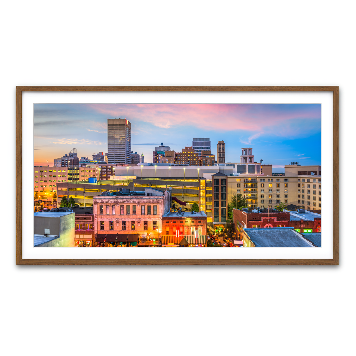 Framed Print 2x1 Walnut