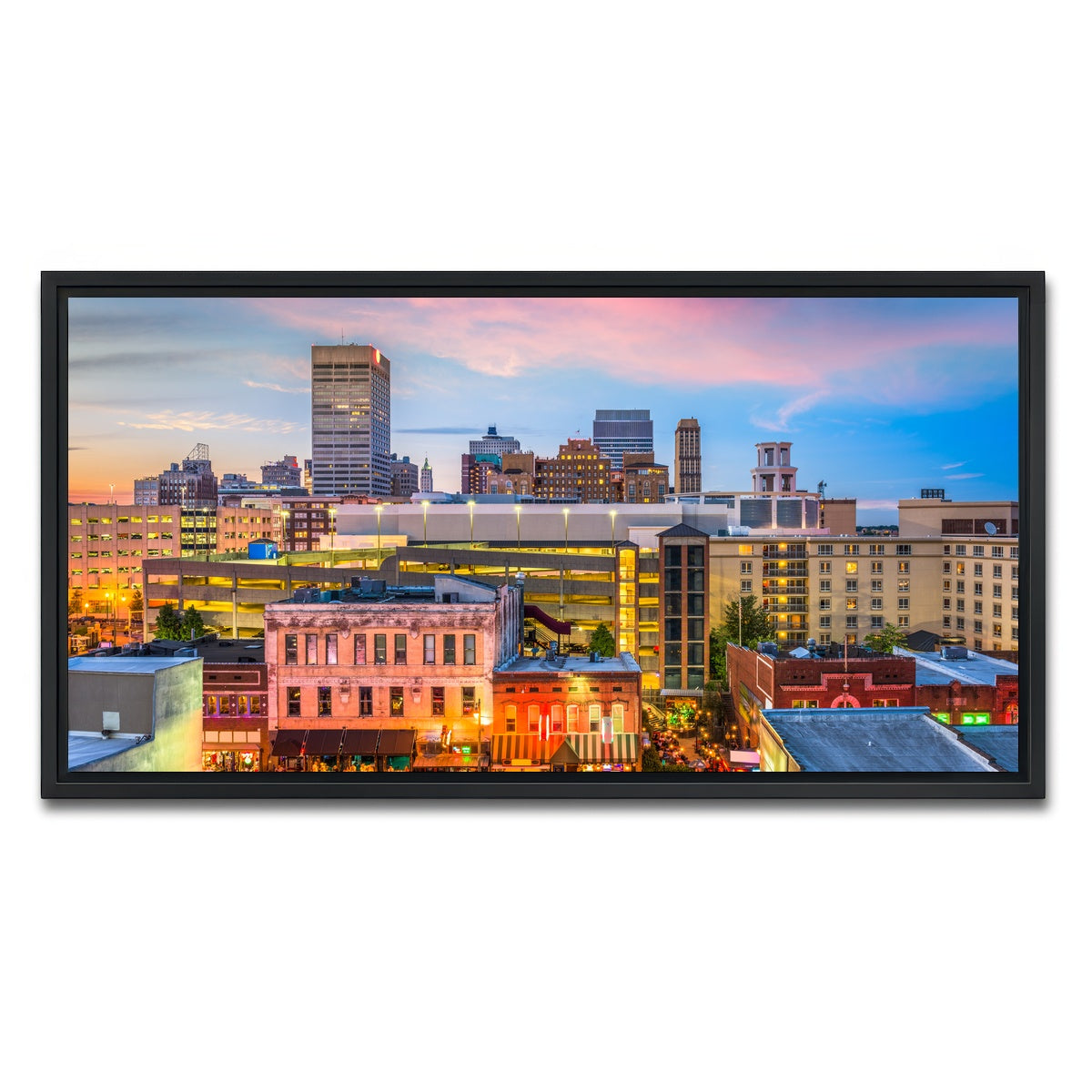 AUTO-MOCKUP WHITE | Memphis | 1 Piece | Black Framed Canvas | group=2x1