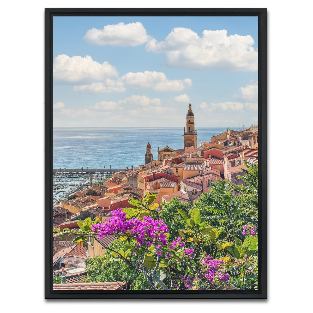 AUTO-MOCKUP WHITE | Menton | 1 Piece | Black Framed Canvas | group=3x4