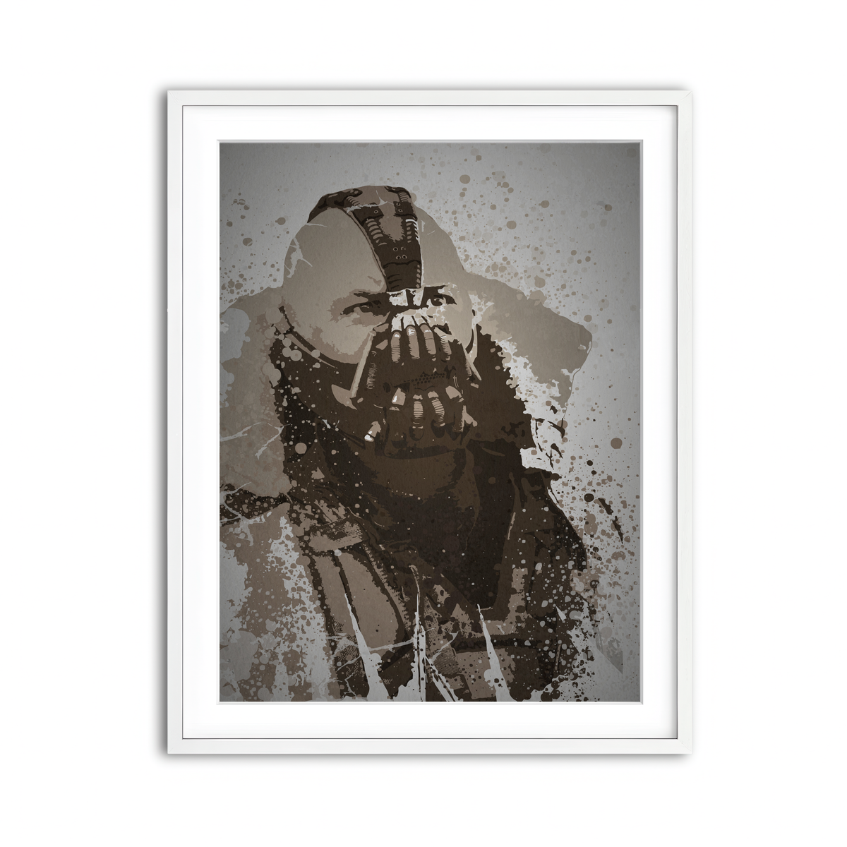 Framed Print 3x4 White
