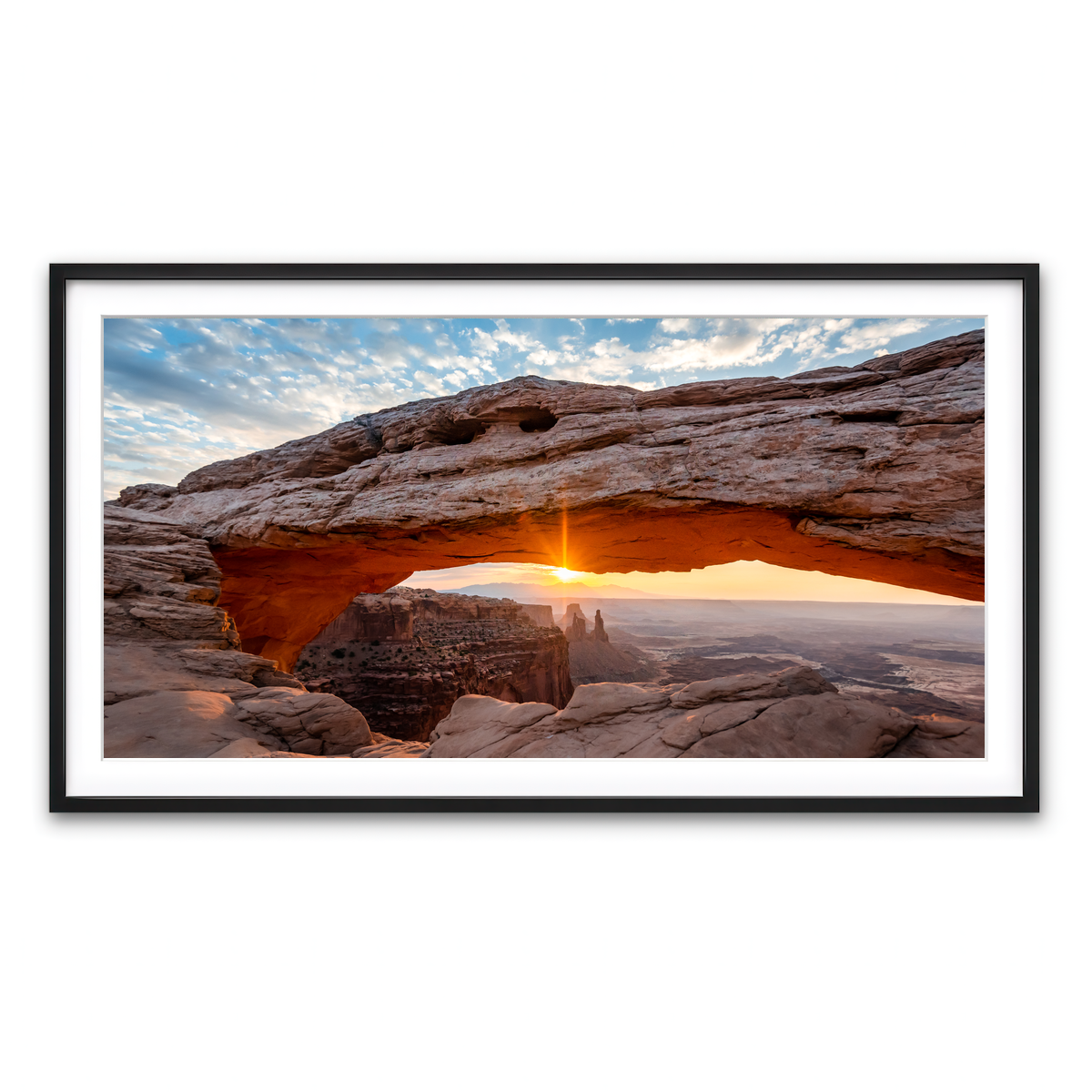 Framed Print 2x1 Black