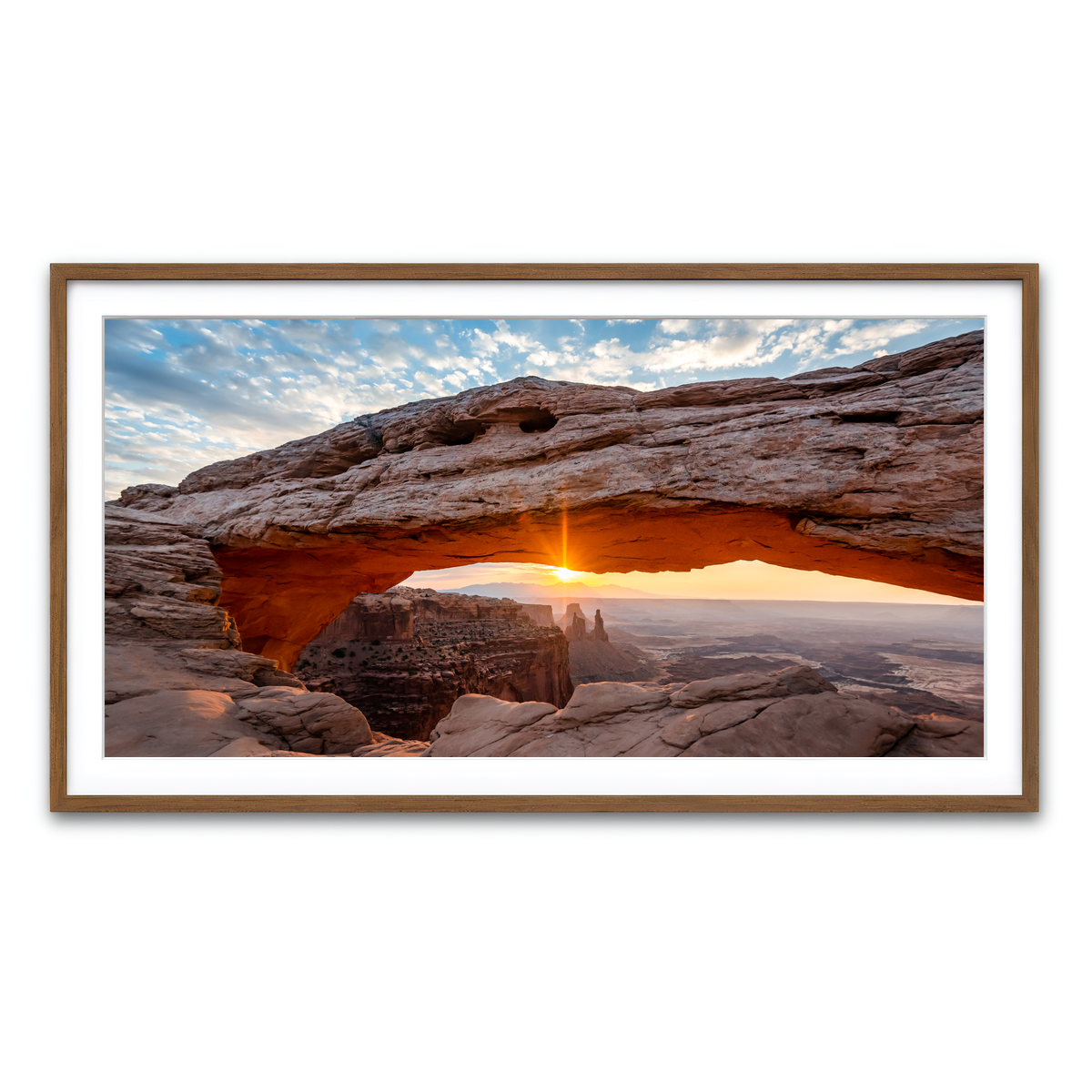 Framed Print 2x1 Walnut