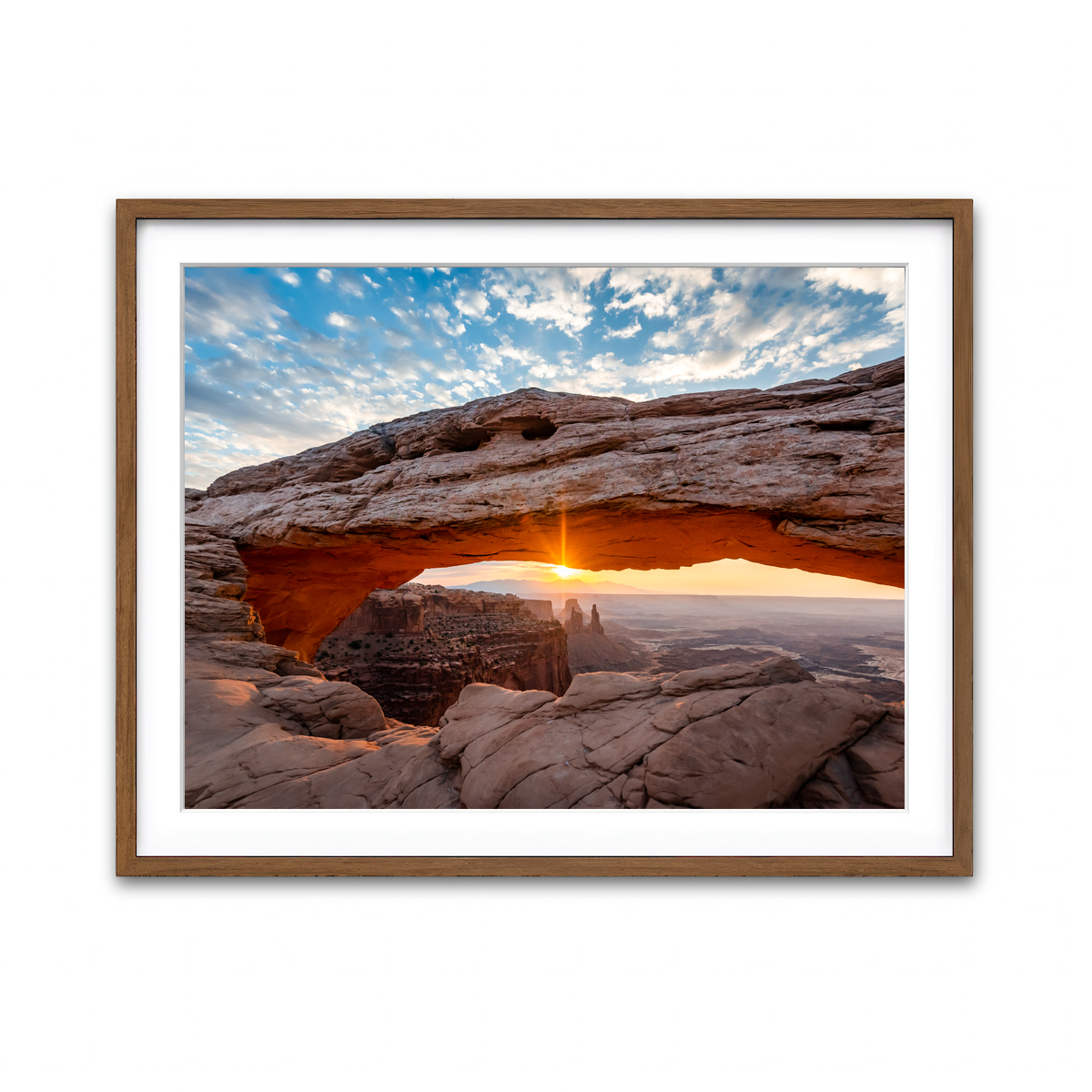 Framed Print 4x3 Walnut