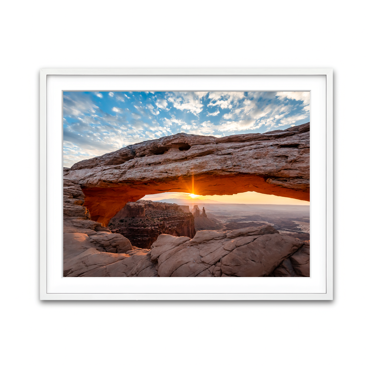 Framed Print 4x3 White