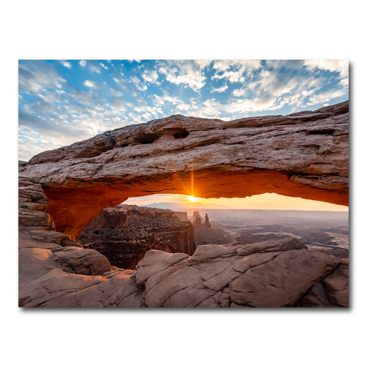 AUTO-MOCKUP WHITE | Mesa at Sunrise | 1 Piece | Gallery Wrap Canvas | group=4x3