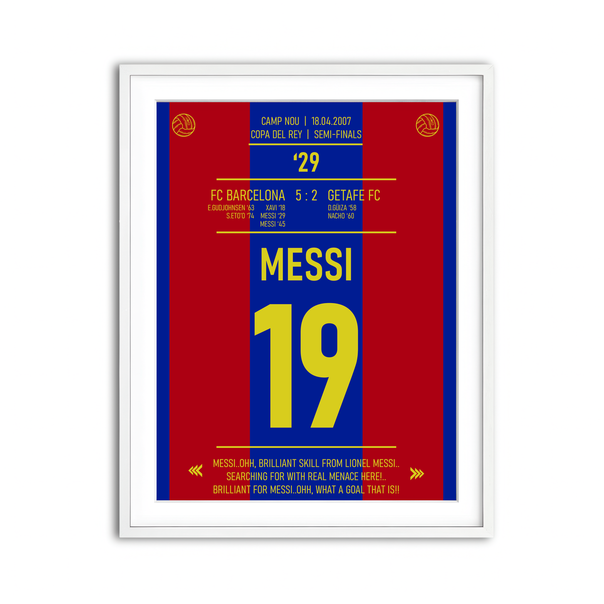 Framed Print 3x4 White