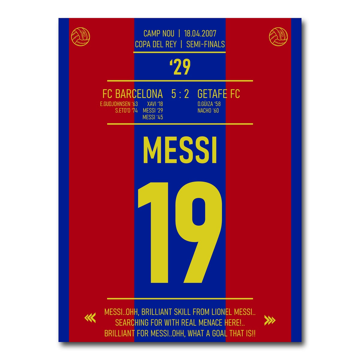 AUTO-MOCKUP WHITE | Messi | 1 Piece | Gallery Wrap Canvas | group=3x4