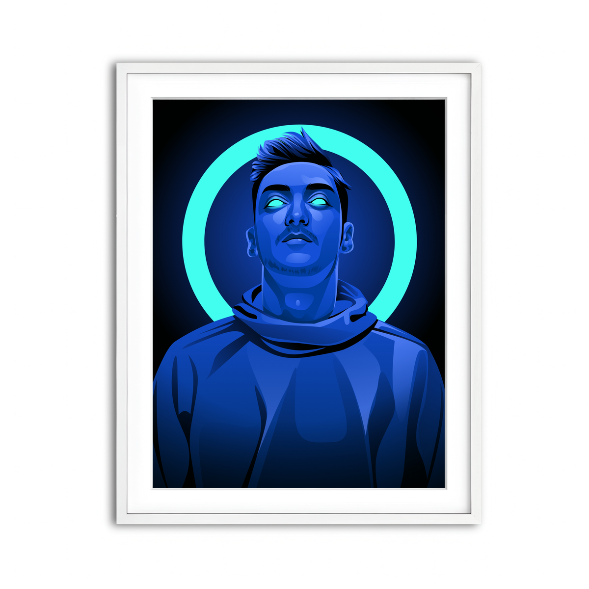 Framed Print 3x4 White