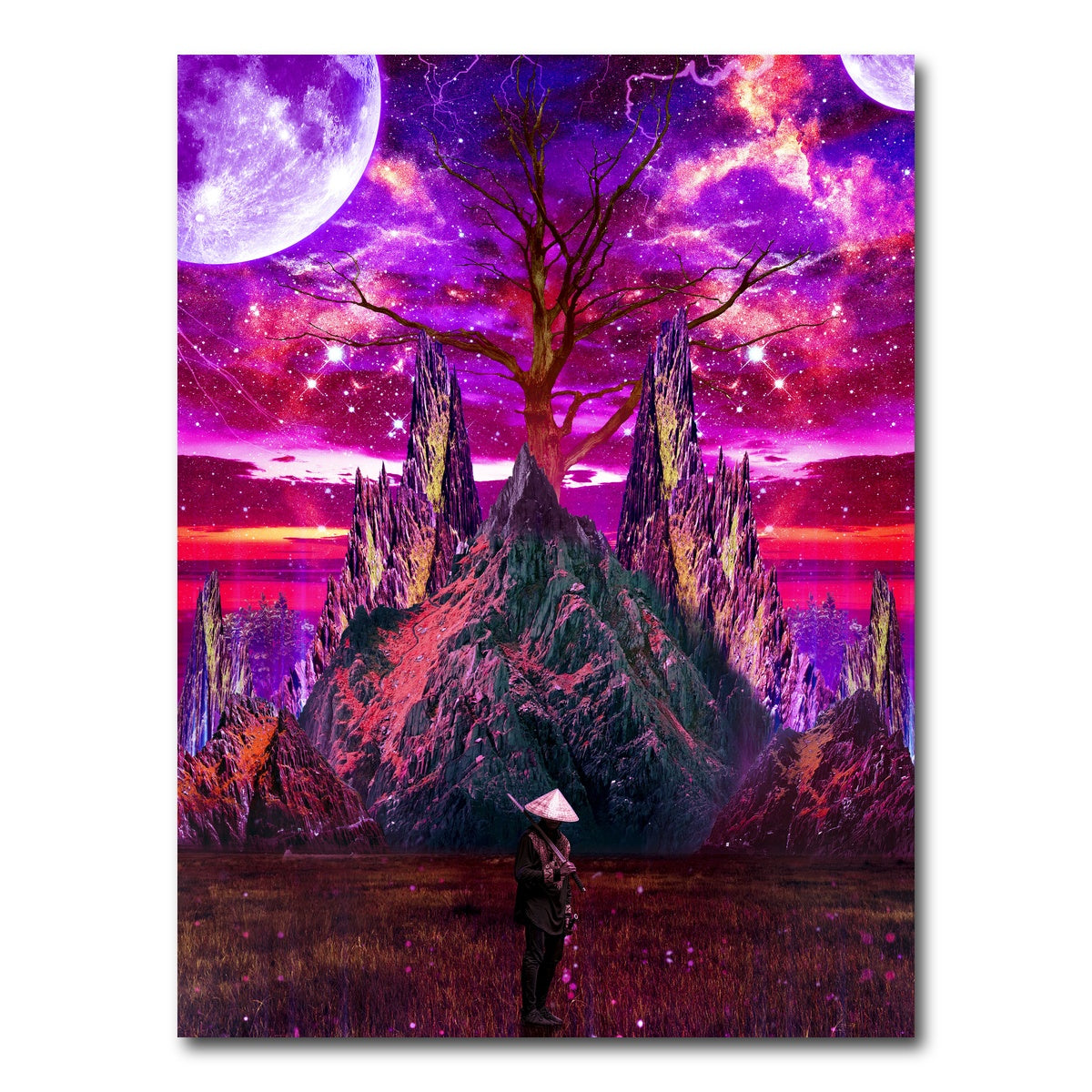 AUTO-MOCKUP WHITE | Metal Of Soul Galaxy | 1 Piece | Gallery Wrap Canvas | group=3x4