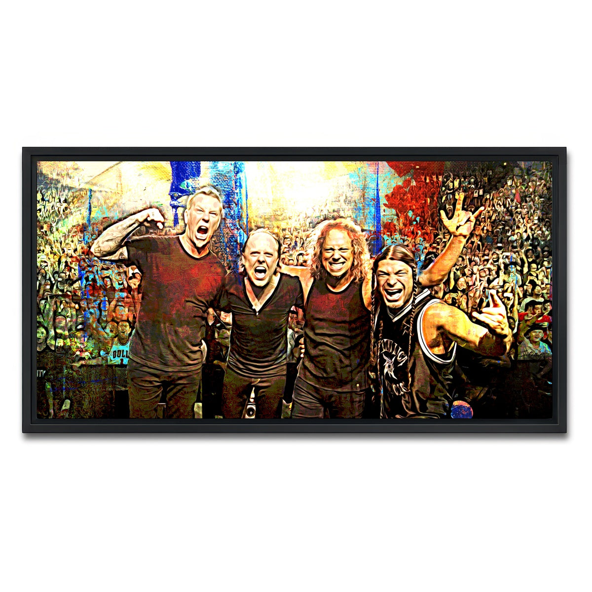 AUTO-MOCKUP WHITE | Metallica | 1 Piece | Black Framed Canvas | group=2x1