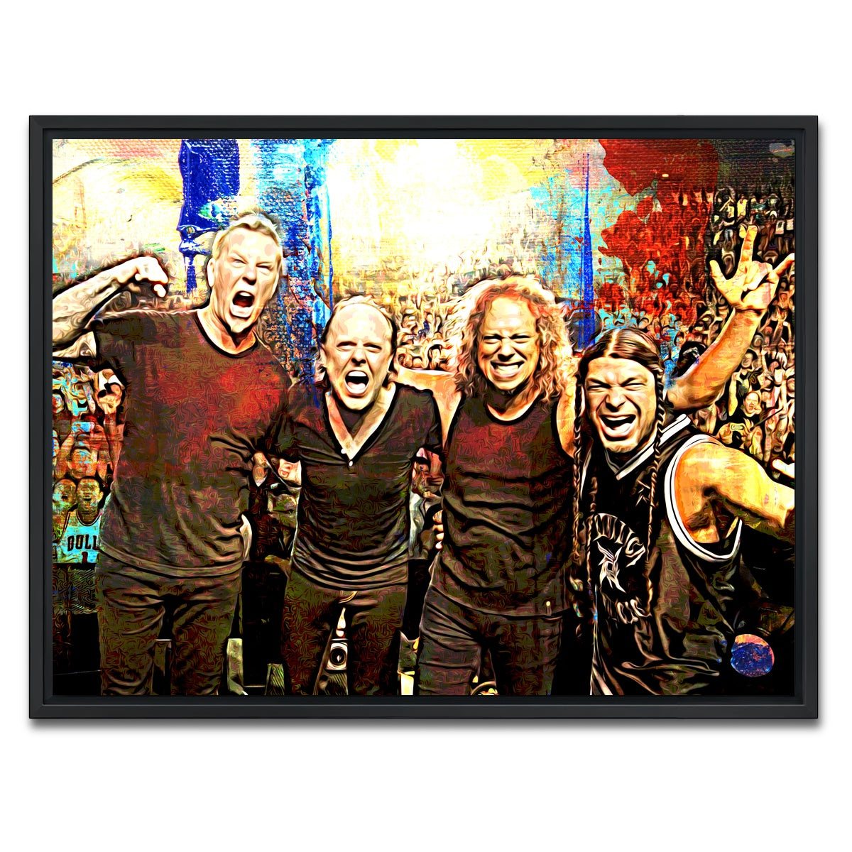 AUTO-MOCKUP WHITE | Metallica | 1 Piece | Black Framed Canvas | group=4x3