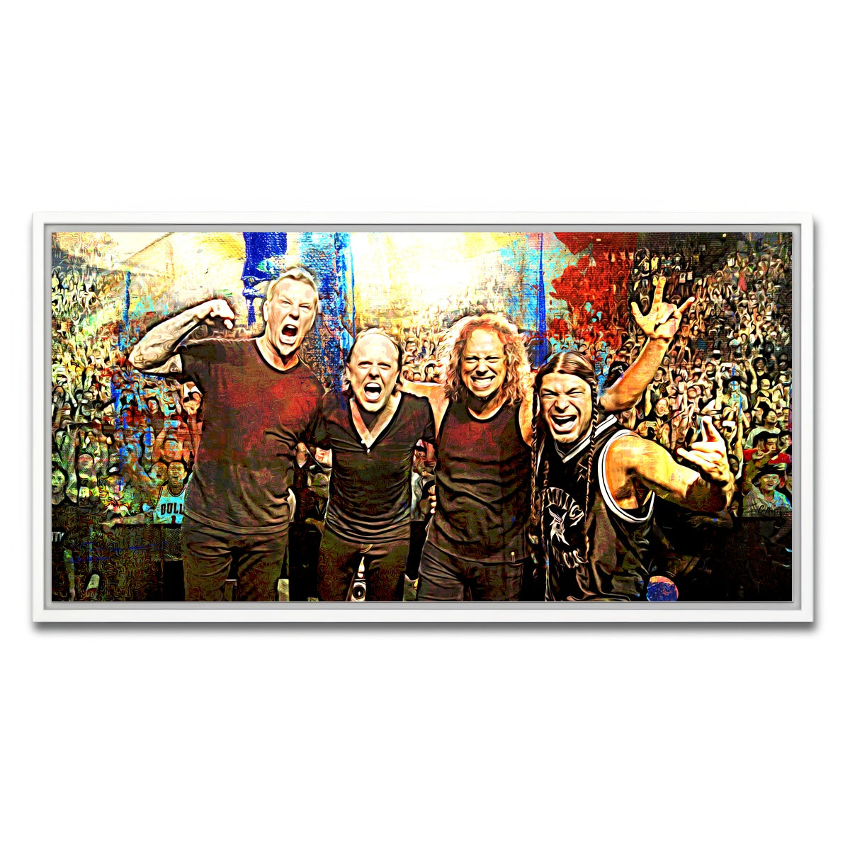 AUTO-MOCKUP WHITE | Metallica | 1 Piece | White Framed Canvas | group=2x1