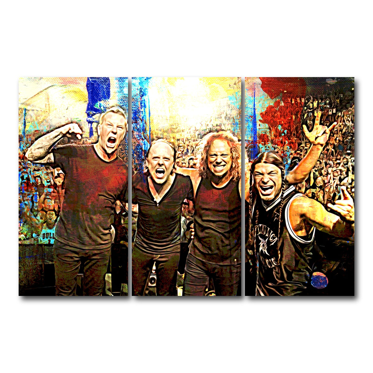 AUTO-MOCKUP WHITE | Metallica | 3 Piece | Gallery Wrap Canvas | group=12x24