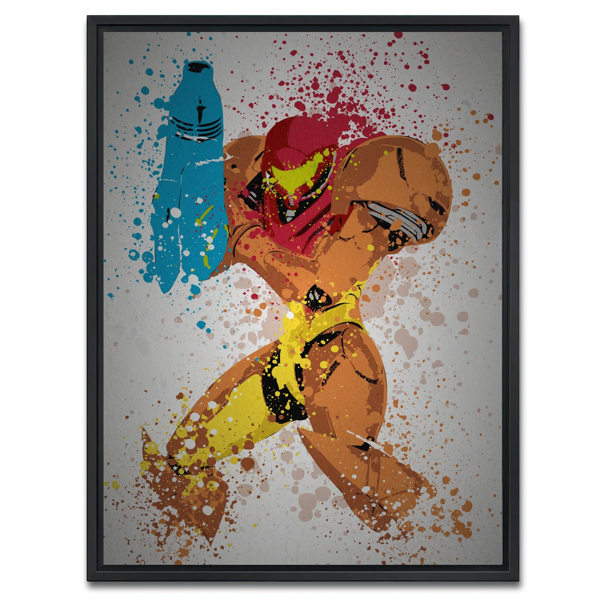 AUTO-MOCKUP WHITE | Metroid | 1 Piece | Black Framed Canvas | group=3x4