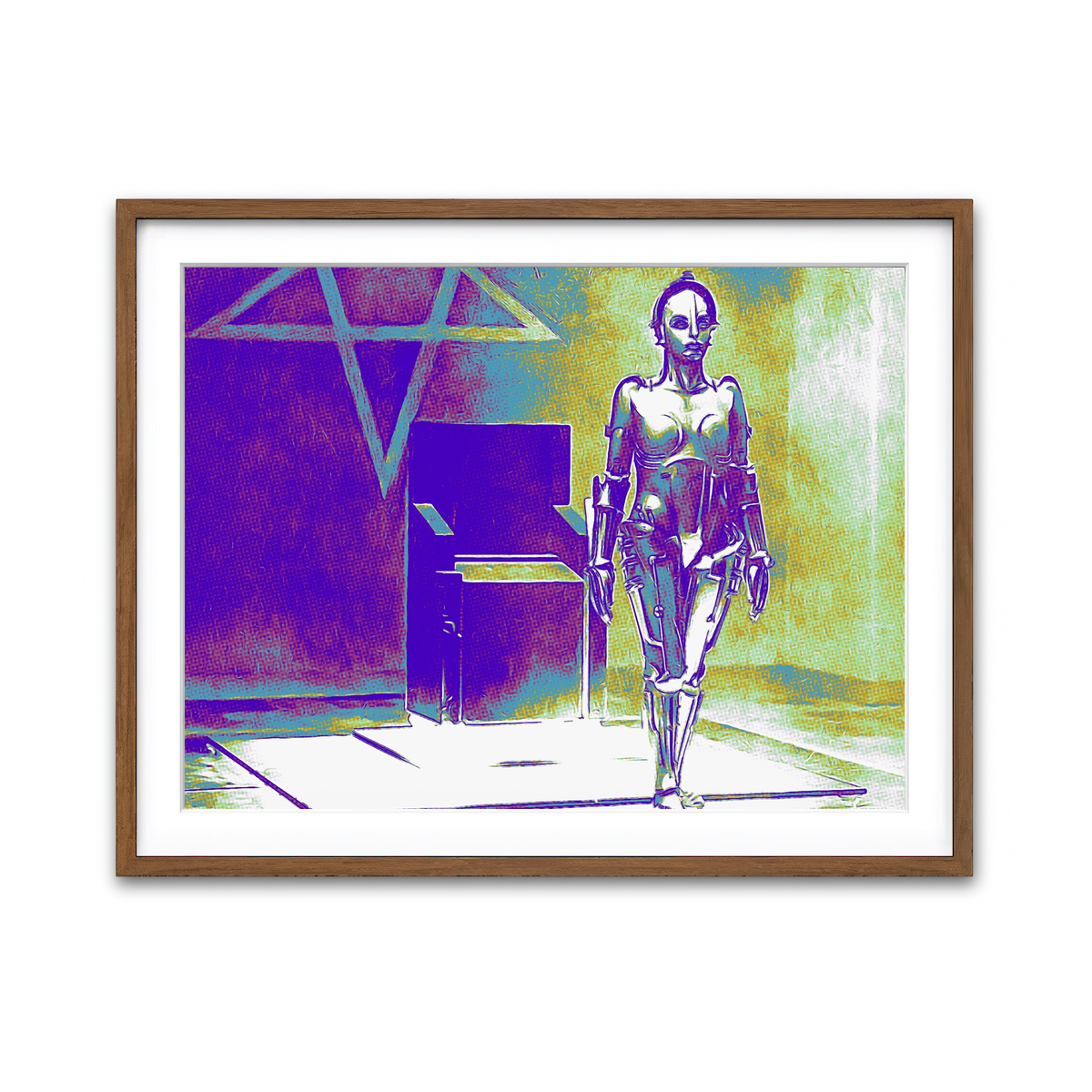 Framed Print 4x3 Walnut