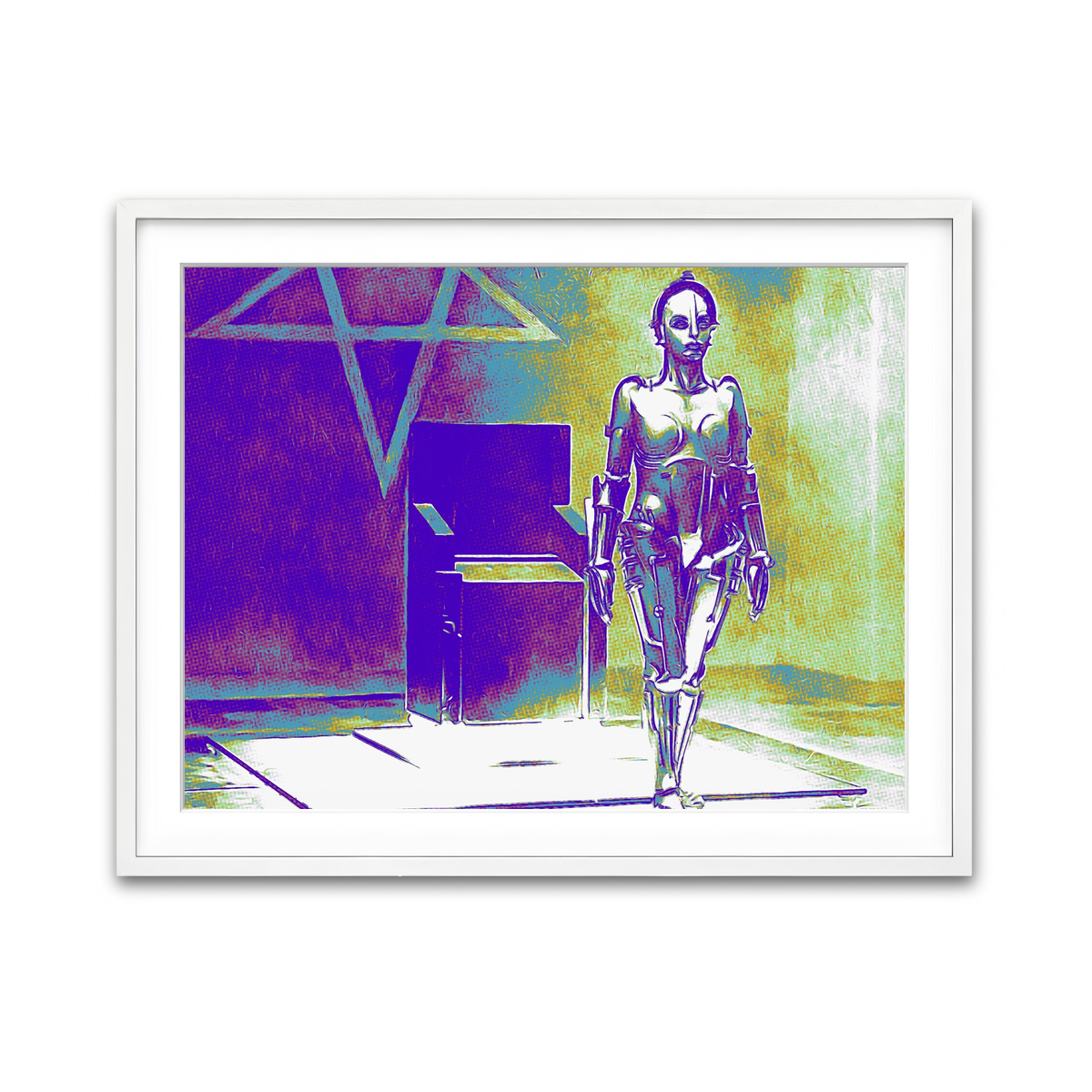 Framed Print 4x3 White