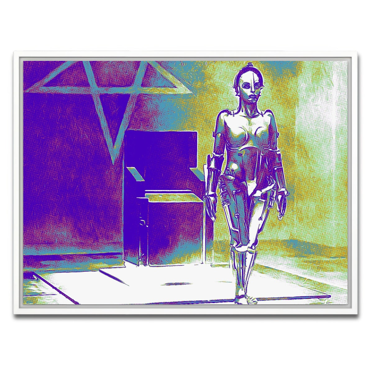 AUTO-MOCKUP WHITE | Metropolis Pop | 1 Piece | White Framed Canvas | group=4x3