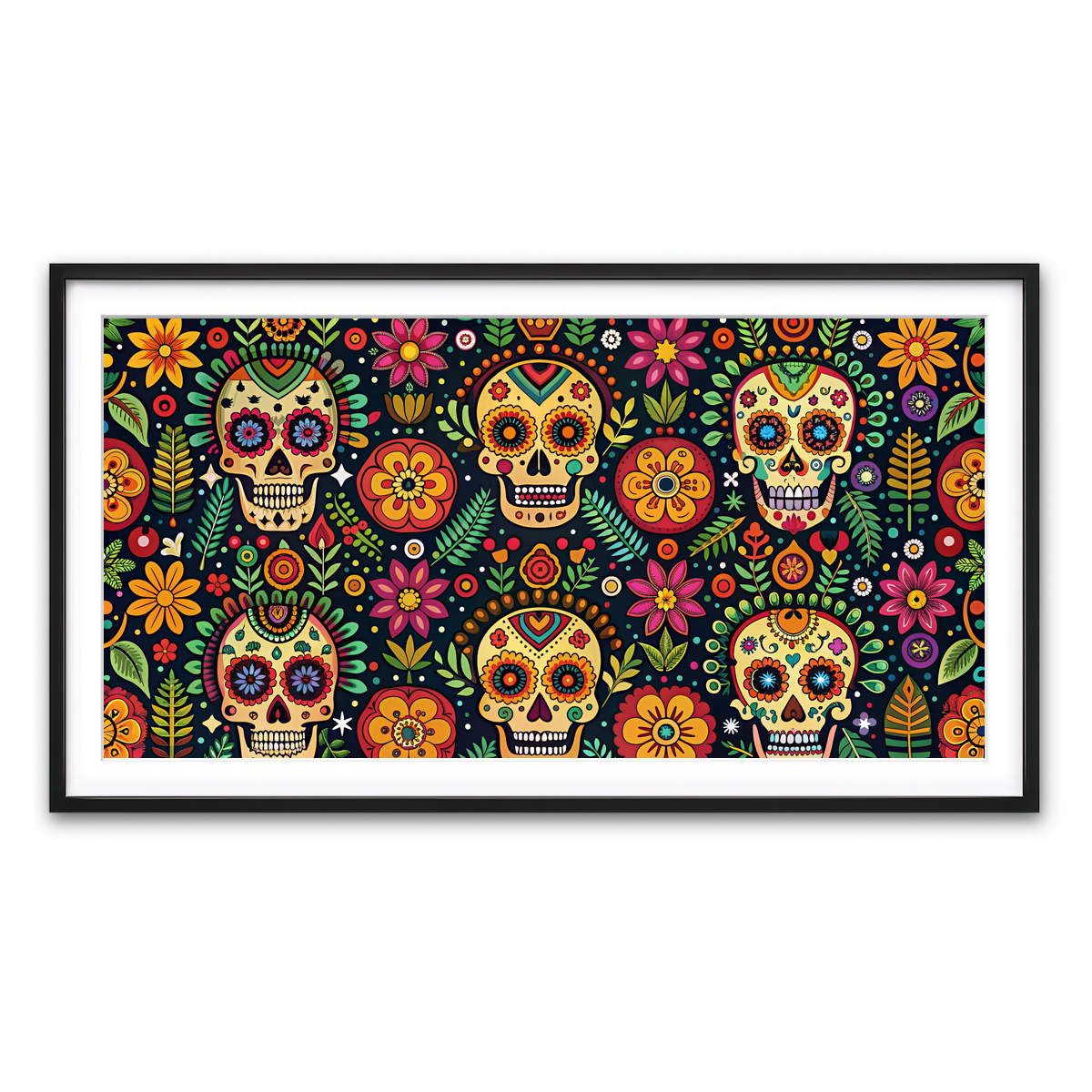 Framed Print 2x1 Black