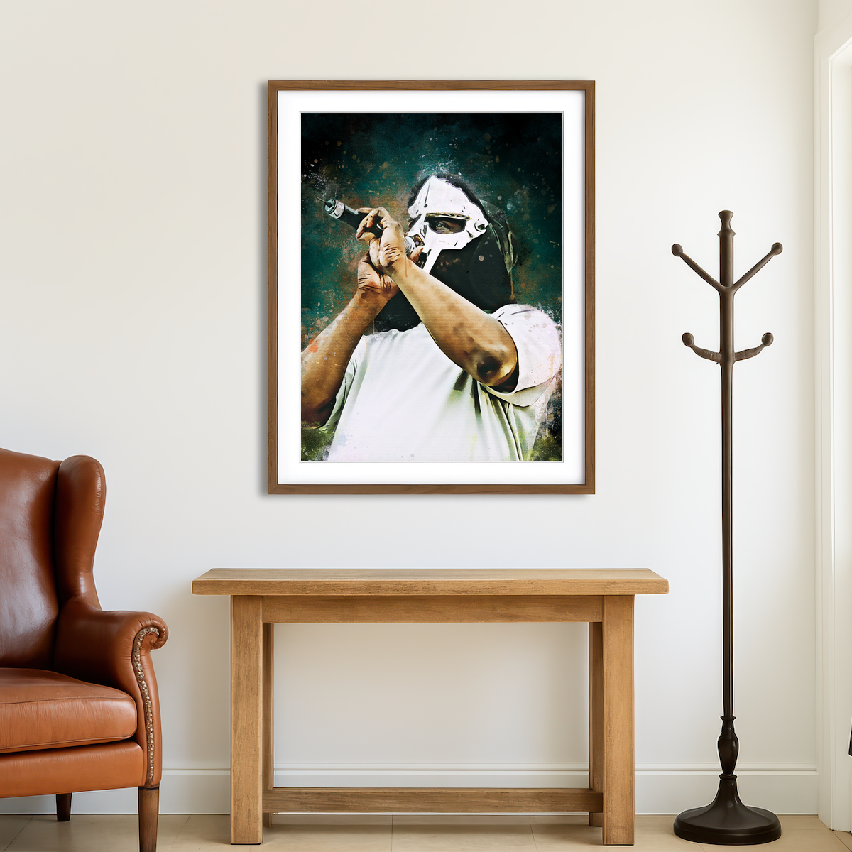 AUTO-MOCKUP ROOM | MF Doom Wall Art