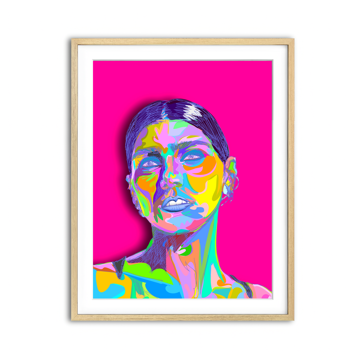 Framed Print 3x4 Natural