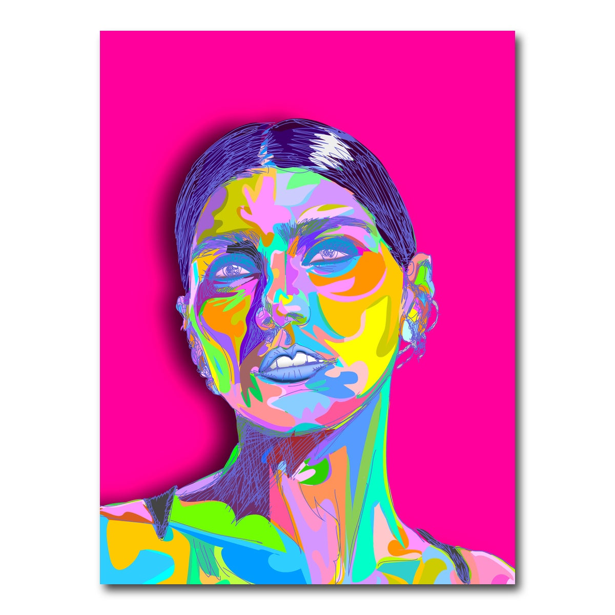 AUTO-MOCKUP WHITE | Mia Portrait | 1 Piece | Gallery Wrap Canvas | group=3x4