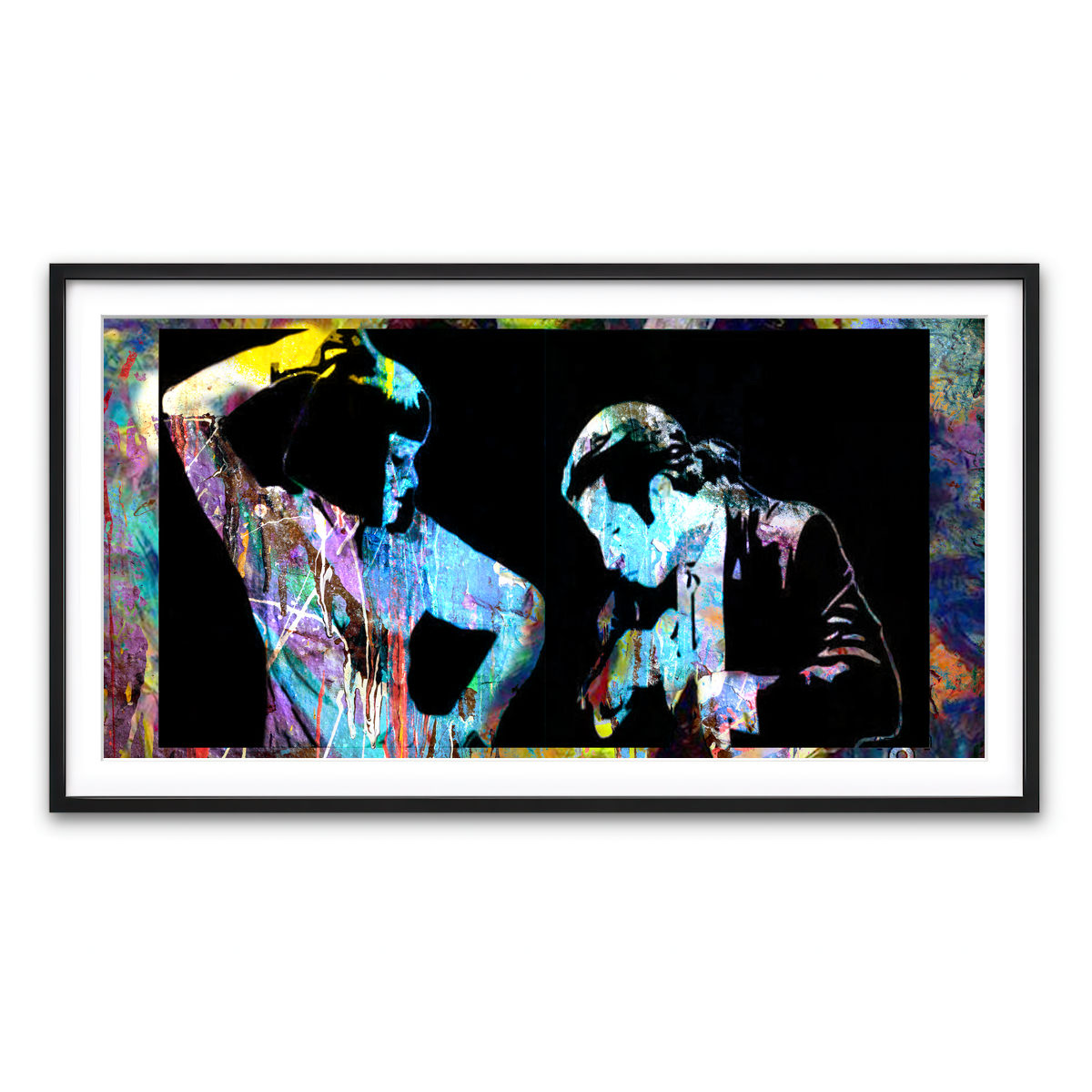 Framed Print 2x1 Black