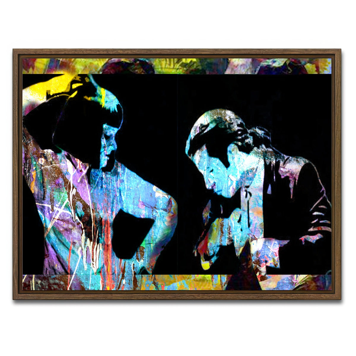 AUTO-MOCKUP WHITE | Mia & Vega | 1 Piece | Walnut Framed Canvas | group=4x3