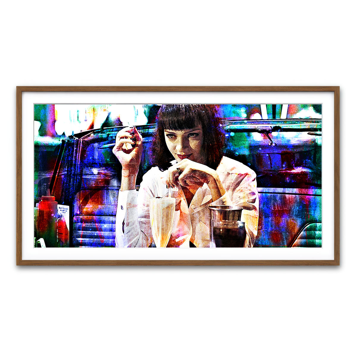 Framed Print 2x1 Walnut