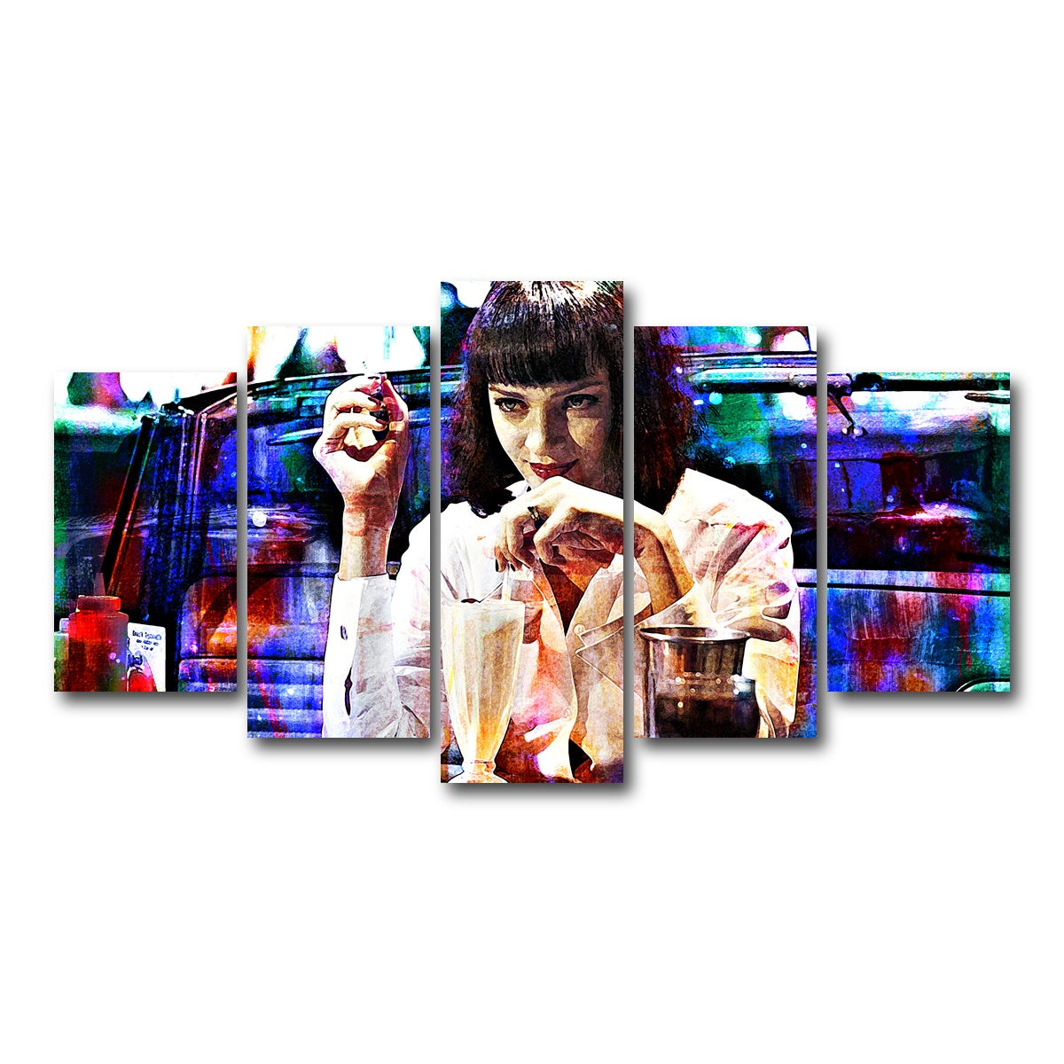 AUTO-MOCKUP WHITE | Mia's Milkshake | 5 Piece | Gallery Wrap Canvas | group=5_normal