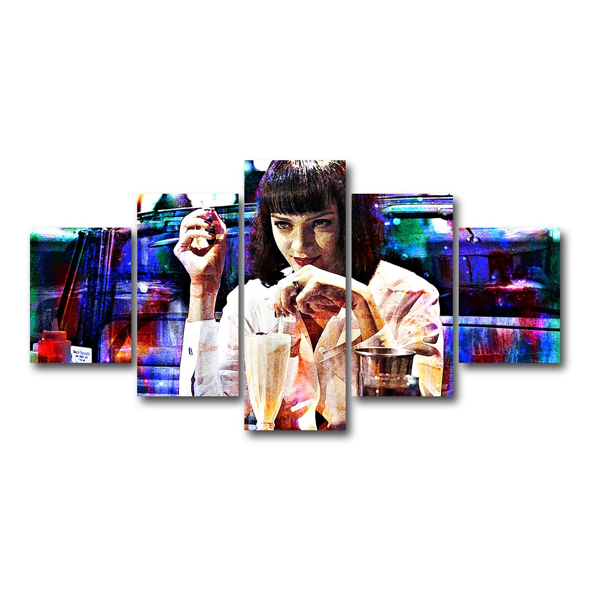 AUTO-MOCKUP WHITE | Mia's Milkshake | 5 Piece | Gallery Wrap Canvas | group=5_short