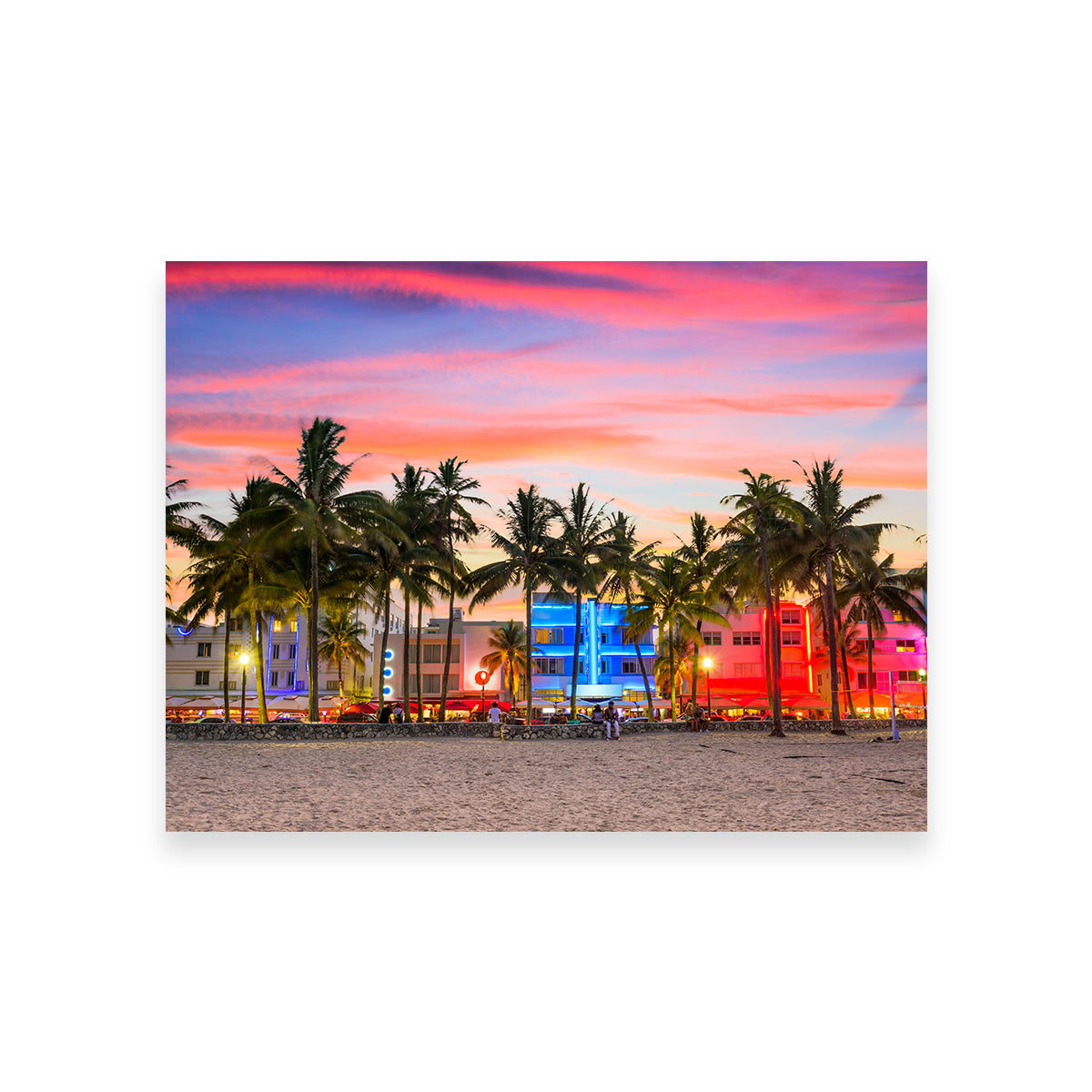 Miami Beach Ocean Drive Wall Art
